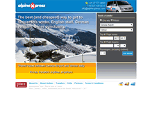 Tablet Screenshot of alpinexpress.com